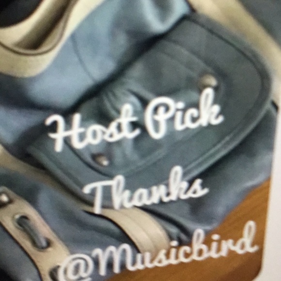 B Makowsky Blue and tan bag EUC HP 7/20 - Picture 2 of 9